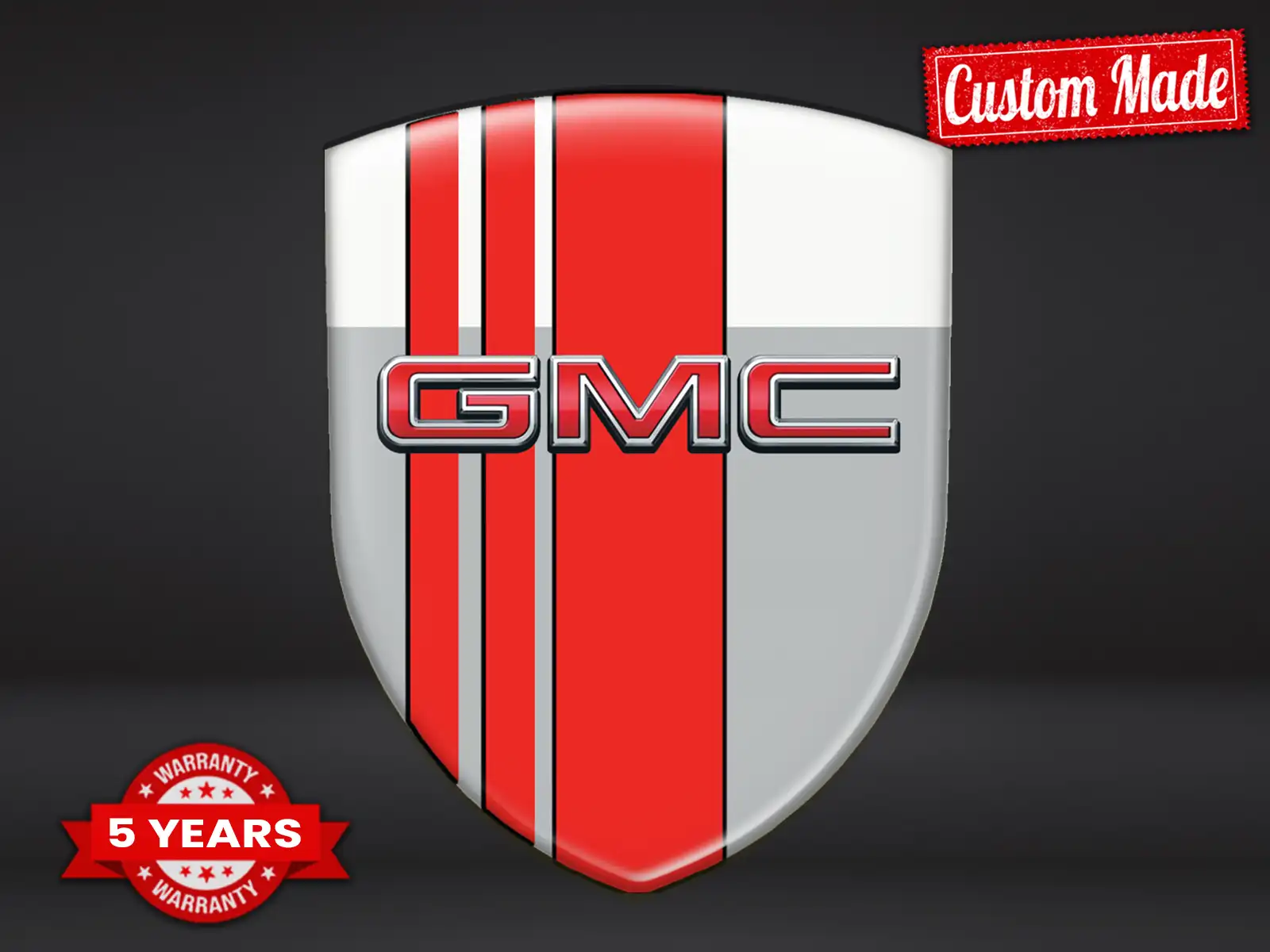 GMC Autocollants Logo Imprimés Pro Max Résistants Stylés